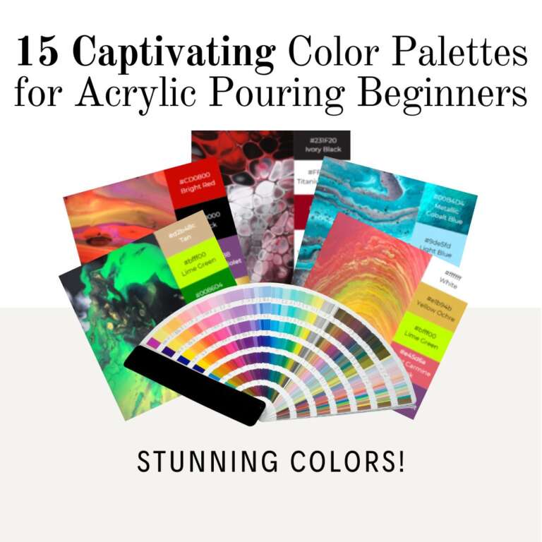 Paint Pouring Color Combinations Captivating Paintings for Beginners